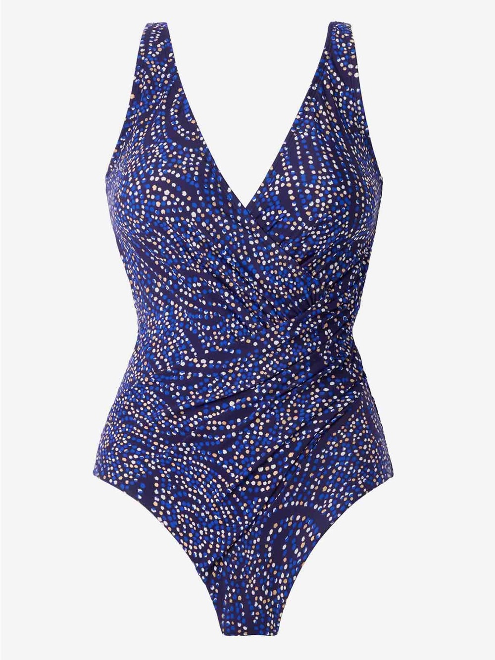Miraclesuit Plus Size Oceanus One Piece Spotlight Blue Swimsuit 14DD NWOT - Picture 4 of 7